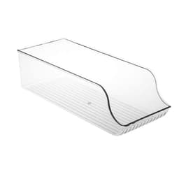 image-Refrigerator Organizer Beverage Transparent Holder For Fridge Freezer Kitchen Storage Container Cabinets