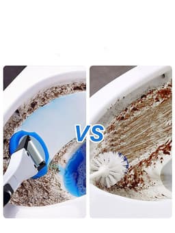 image-Toilet Brush Without Dead Angle Cleaning Toilet Brush Disposable Household Long Handle Cleaner Tool Bathroom Accessories