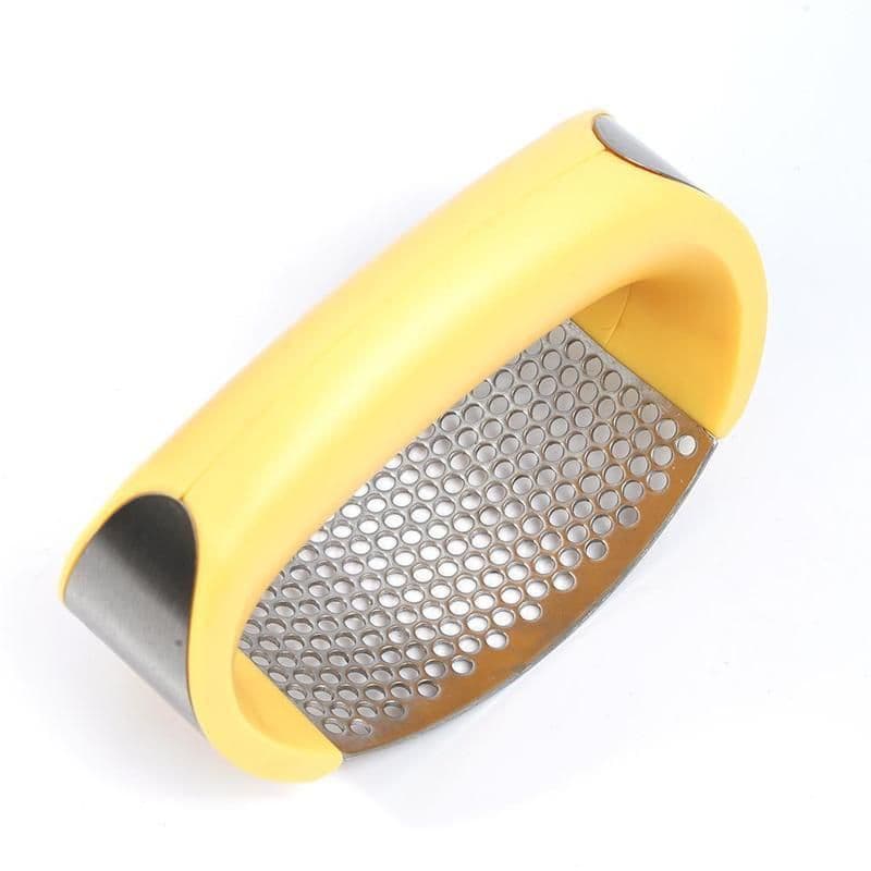 image-Stainless Steel Garlic Masher Garlic Press Household Manual Curve Fruit Vegetable Tools Kitchen Gadgets