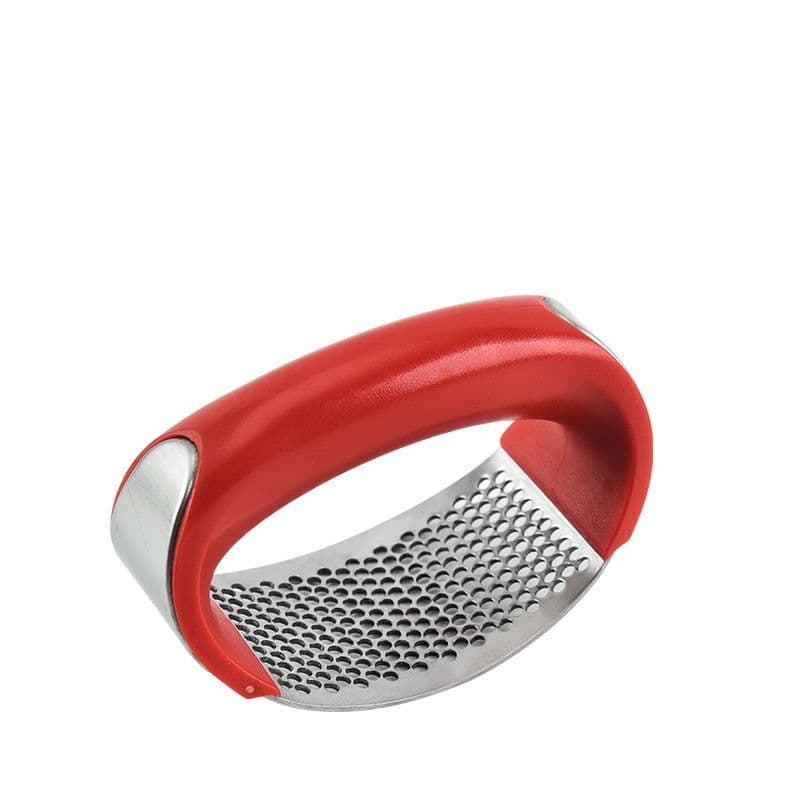 image-Stainless Steel Garlic Masher Garlic Press Household Manual Curve Fruit Vegetable Tools Kitchen Gadgets
