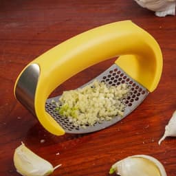 image-Stainless Steel Garlic Masher Garlic Press Household Manual Curve Fruit Vegetable Tools Kitchen Gadgets