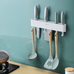 image-Wall-mounted Knife Holder and Knife Holder Multifunctional Kitchen Supplies