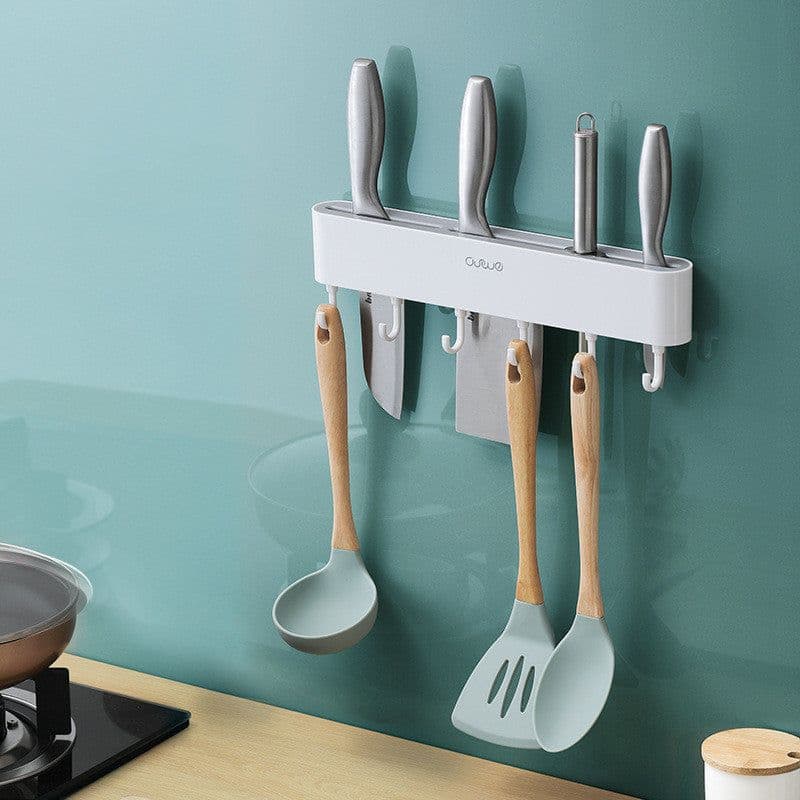 image-Wall-mounted Knife Holder and Knife Holder Multifunctional Kitchen Supplies