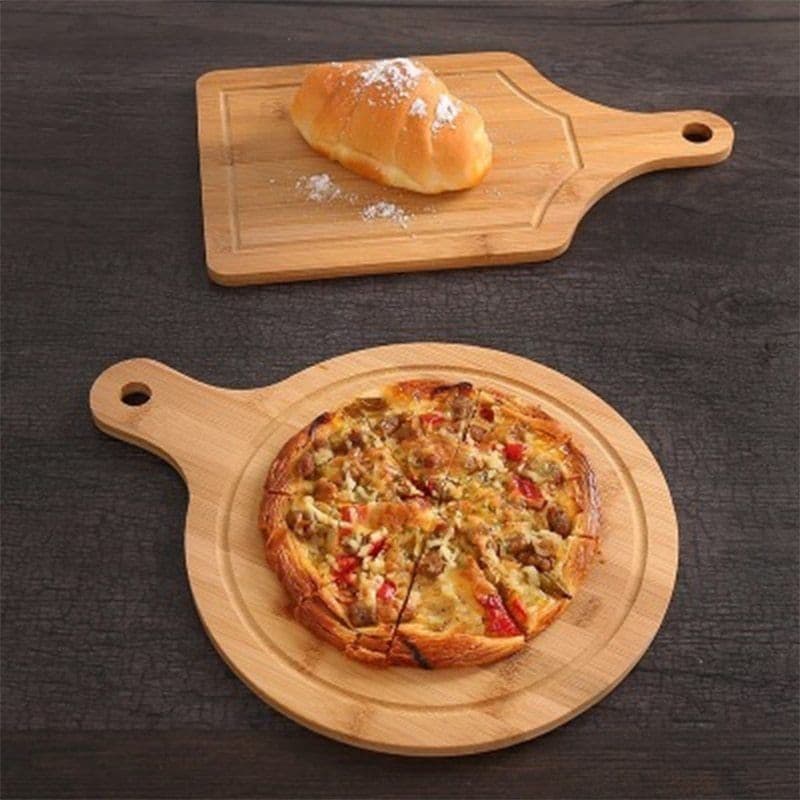 image-Pizza Board Tray Round Square Cutting Board