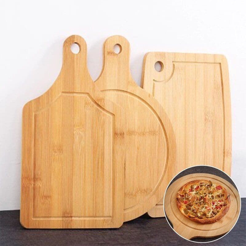 image-Pizza Board Tray Round Square Cutting Board