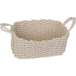 image-Nordic Wind Hand-woven Thick Cotton Rope Storage Box Simple Storage Basket