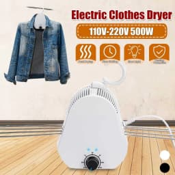 image-Travel Portable Electric Air Clothes Dryer Folding Fast Drying Machine Laundry Drying Clothes Hanger