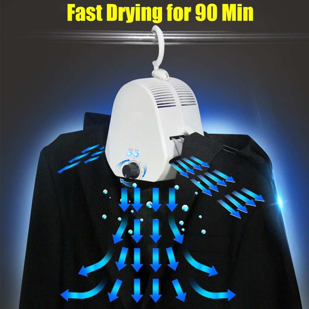 image-Travel Portable Electric Air Clothes Dryer Folding Fast Drying Machine Laundry Drying Clothes Hanger