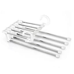 image-5 In 1 Wardrobe Hanger Multi-functional Clothes Hangers Pants Stainless Steel Magic Wardrobe Clothing Hangers For Clothes Rack