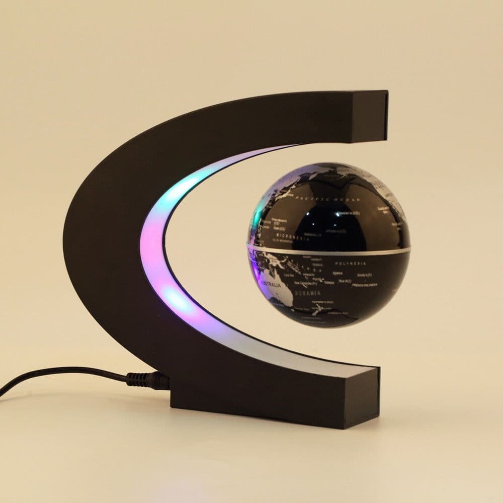 image-Magnetic Levitation Globe Home Ornament
