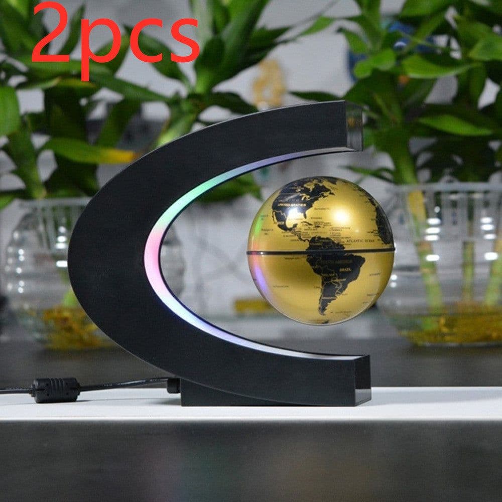 image-Magnetic Levitation Globe Home Ornament