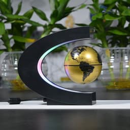 image-Magnetic Levitation Globe Home Ornament