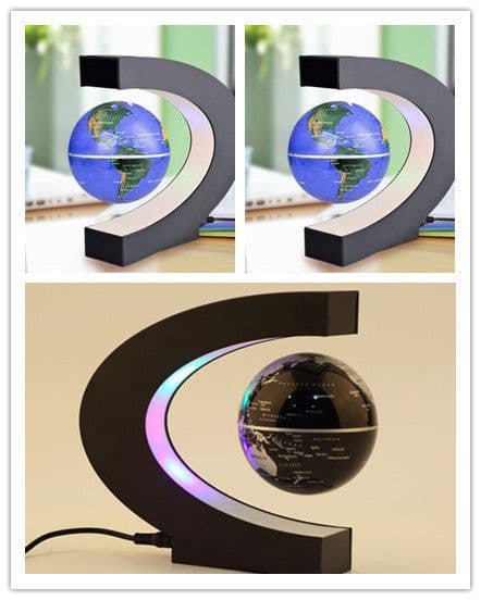 image-Magnetic Levitation Globe Home Ornament