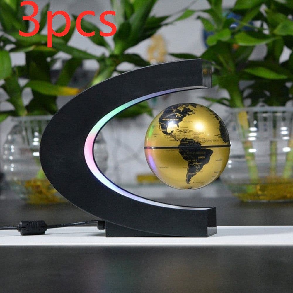image-Magnetic Levitation Globe Home Ornament