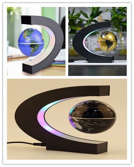image-Magnetic Levitation Globe Home Ornament