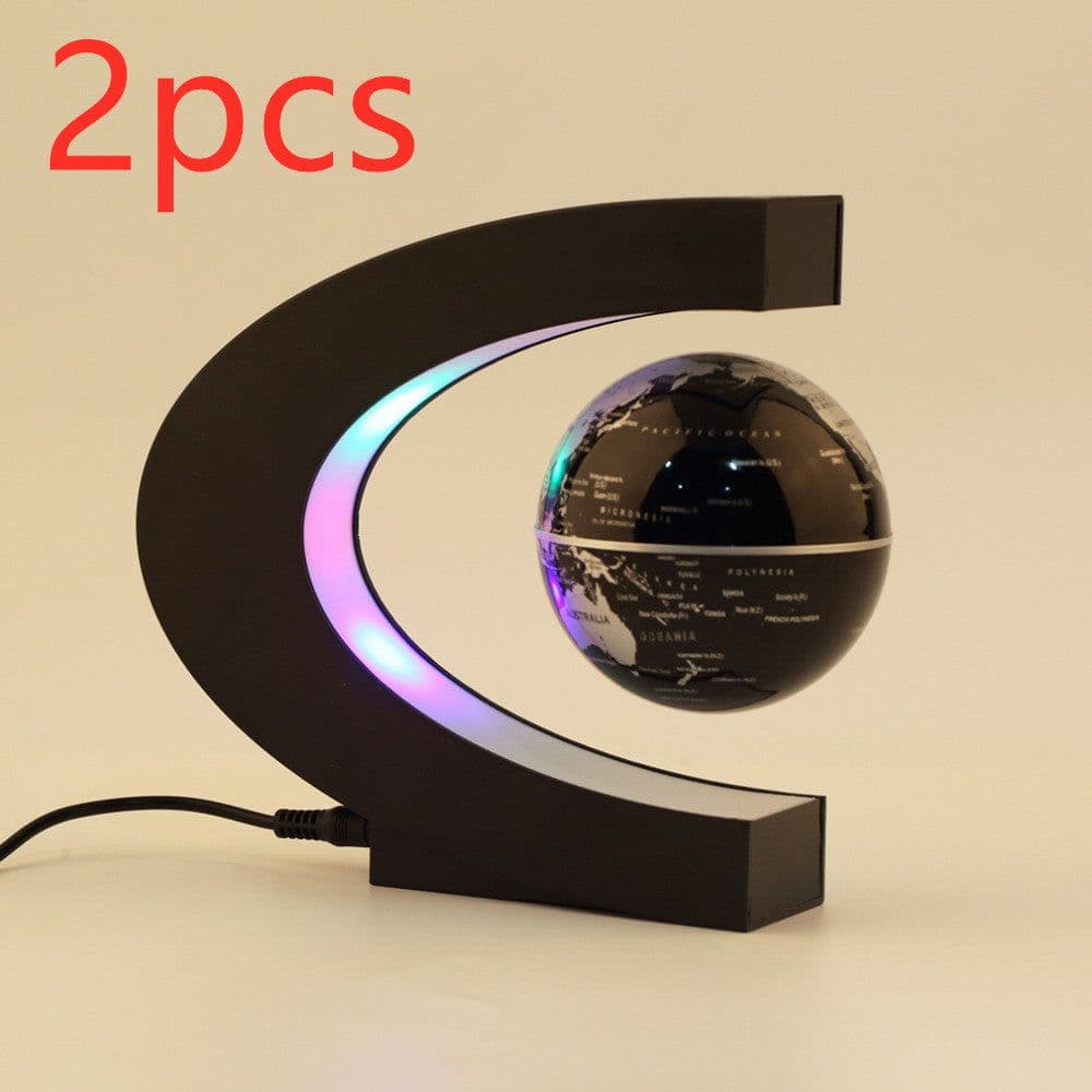 image-Magnetic Levitation Globe Home Ornament