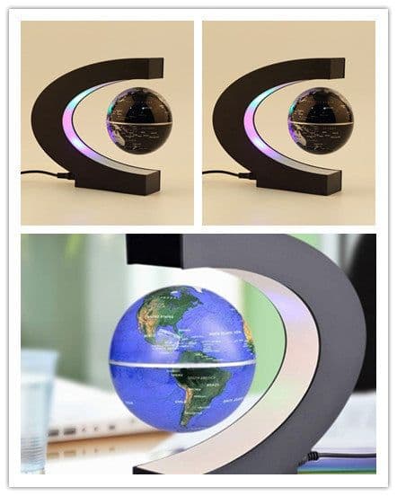 image-Magnetic Levitation Globe Home Ornament