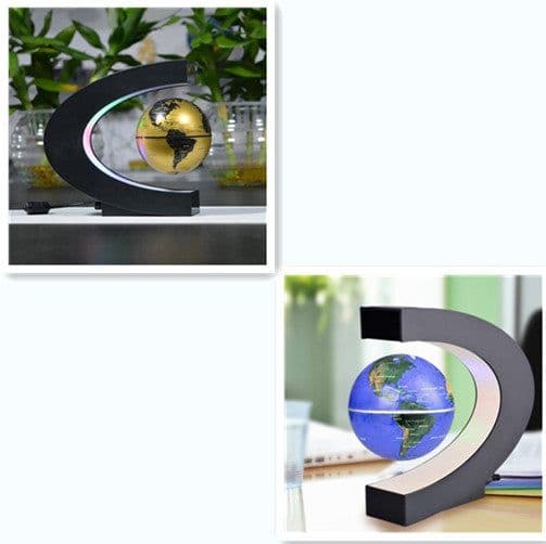 image-Magnetic Levitation Globe Home Ornament