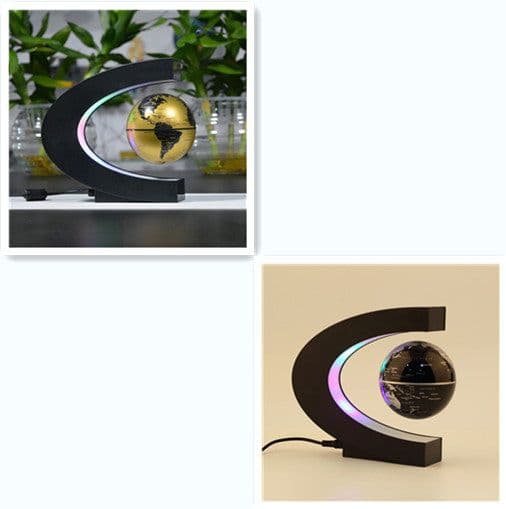 image-Magnetic Levitation Globe Home Ornament