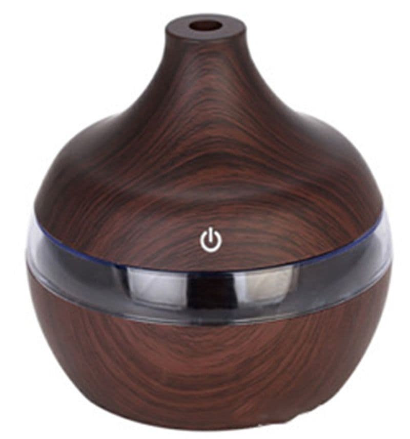image-Wood Grain Aromatherapy USB Humidifier Drops Water Air Purification essential oil aroma diffuser Creative home grain
