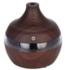 image-Wood Grain Aromatherapy USB Humidifier Drops Water Air Purification essential oil aroma diffuser Creative home grain