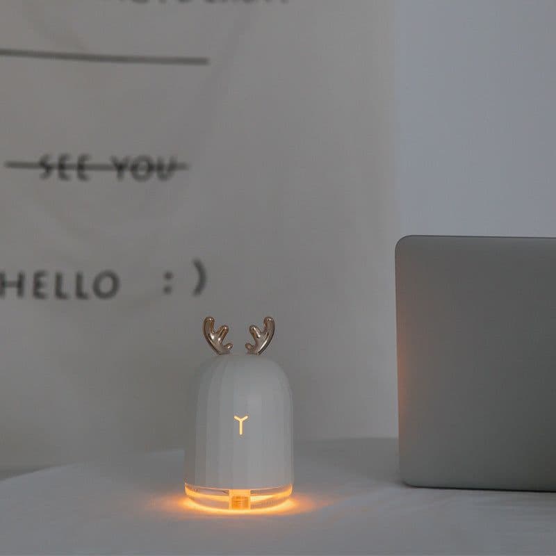 image-Mini Humidifier Portable USB Charging Quite Deer Shape