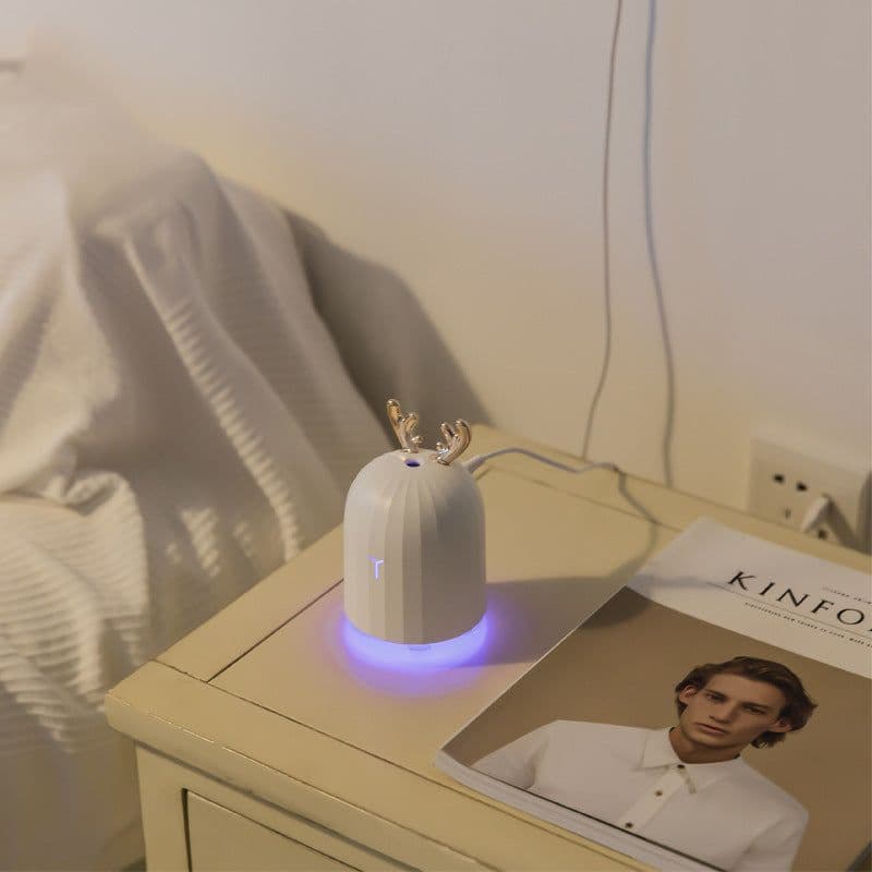 image-Mini Humidifier Portable USB Charging Quite Deer Shape