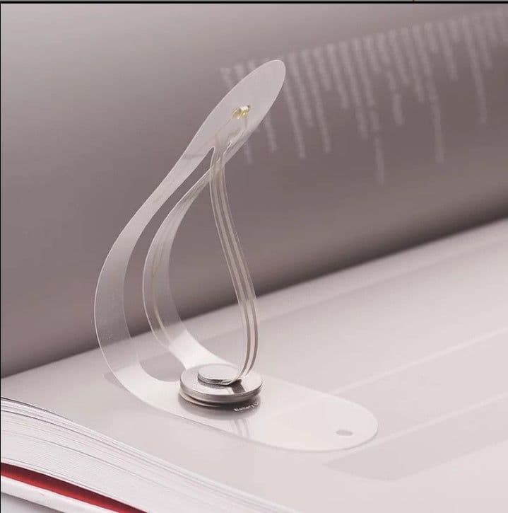image-Mini Thin LED Book Light For Reading Bulbs Novelty Card Flashlight Funny Night Light Bookmark Lamp