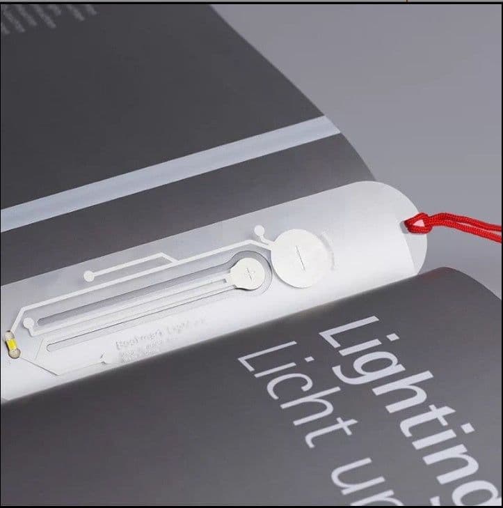 image-Mini Thin LED Book Light For Reading Bulbs Novelty Card Flashlight Funny Night Light Bookmark Lamp
