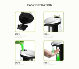 image-Automatic Liquid Soap Dispenser Smart Sensor Touchless 400Ml