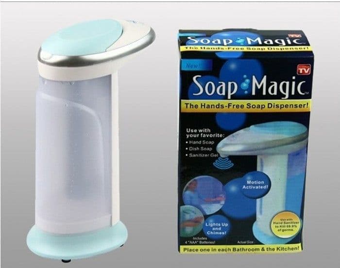 image-Automatic Liquid Soap Dispenser Smart Sensor Touchless 400Ml