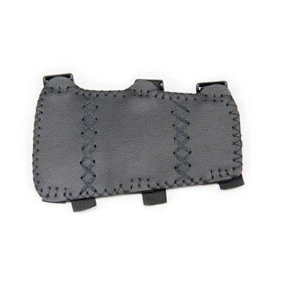 image-Krayney Youth Leather 3-Strap Arm Guard Hunting Shooting Arrow Bow Gear Accessories, Archery Arm Protector