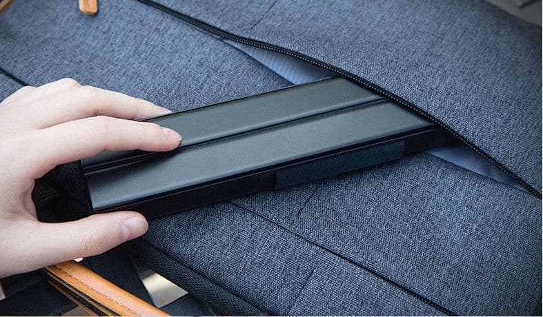 image-Outdoor Office Portable Folding Wireless Reel Keyboard