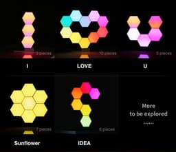 image-Smart Home Quantum Lamp APP Voice Control 1600W Hue Light Tone Shake