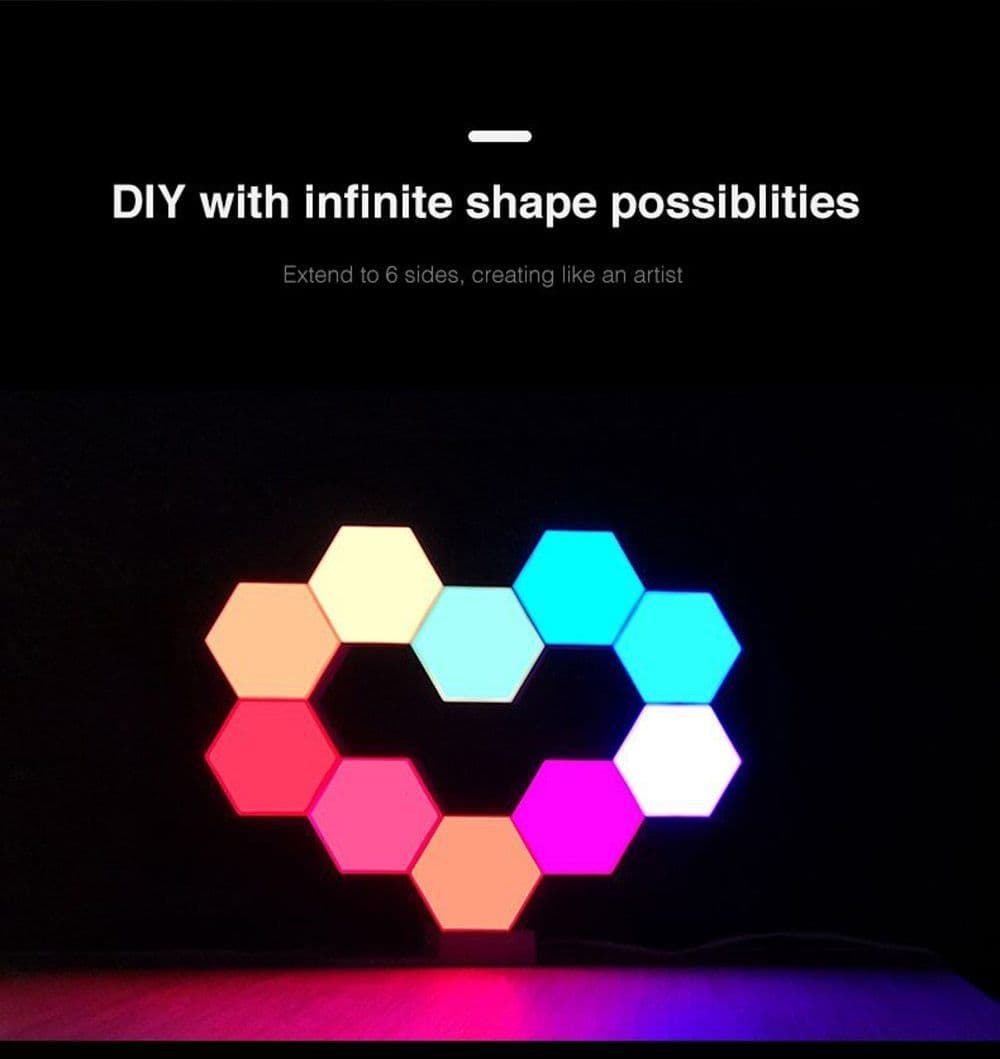 image-Smart Home Quantum Lamp APP Voice Control 1600W Hue Light Tone Shake