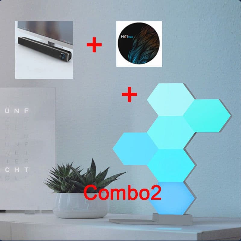 image-Smart Home Quantum Lamp APP Voice Control 1600W Hue Light Tone Shake