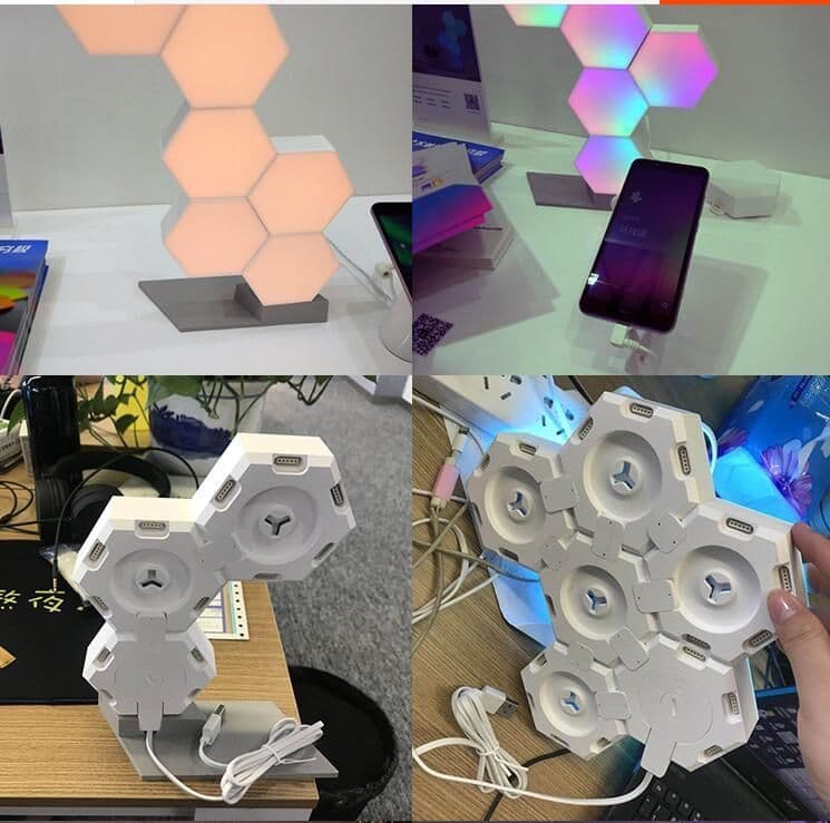 image-Smart Home Quantum Lamp APP Voice Control 1600W Hue Light Tone Shake