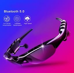 image-Outdoor Bluetooth 5.0 Smart Sunglasses, Wireless Headphones, Sport, With Microphone, For Smart Phones
