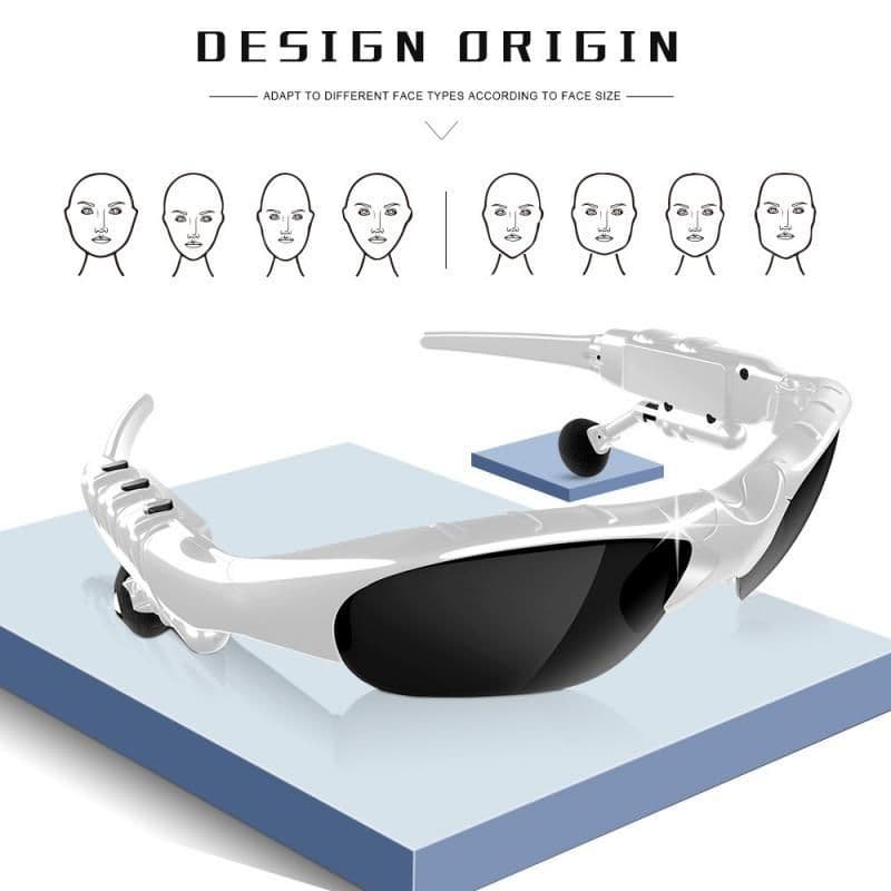image-Outdoor Bluetooth 5.0 Smart Sunglasses, Wireless Headphones, Sport, With Microphone, For Smart Phones