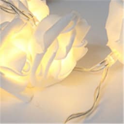 image-Battery Powered 1M 2M 5M 10M LED Rose Flower String Lights Holiday Valentine's Day Wedding Birthday Party Decor Garland