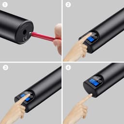 image-Automobile Tire AirPump Hand Held Multi-functional Intelligent Vehicle Mounted Inflation Mini Portable AirPump