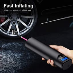 image-Automobile Tire AirPump Hand Held Multi-functional Intelligent Vehicle Mounted Inflation Mini Portable AirPump