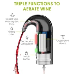 image-Portable Electric Wine Pourer Smart Wine Decanter Automatic Red Wine Pourer