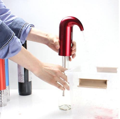 image-Portable Electric Wine Pourer Smart Wine Decanter Automatic Red Wine Pourer