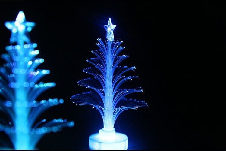 image-LED Fiber Optic Night Light Colourful Changing Lamp Multi-Color Christmas Tree Star Decoration Home Party Gift