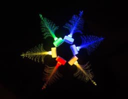 image-LED Fiber Optic Night Light Colourful Changing Lamp Multi-Color Christmas Tree Star Decoration Home Party Gift