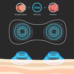 image-High Quality Mini Wireless Electric Neck Massager 6 Modes Intelligent Cervical Massage Stickers Pain Relief USB Charging