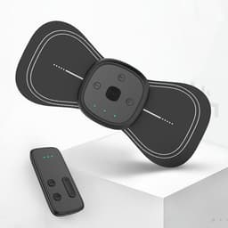image-High Quality Mini Wireless Electric Neck Massager 6 Modes Intelligent Cervical Massage Stickers Pain Relief USB Charging
