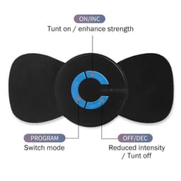 image-High Quality Mini Wireless Electric Neck Massager 6 Modes Intelligent Cervical Massage Stickers Pain Relief USB Charging
