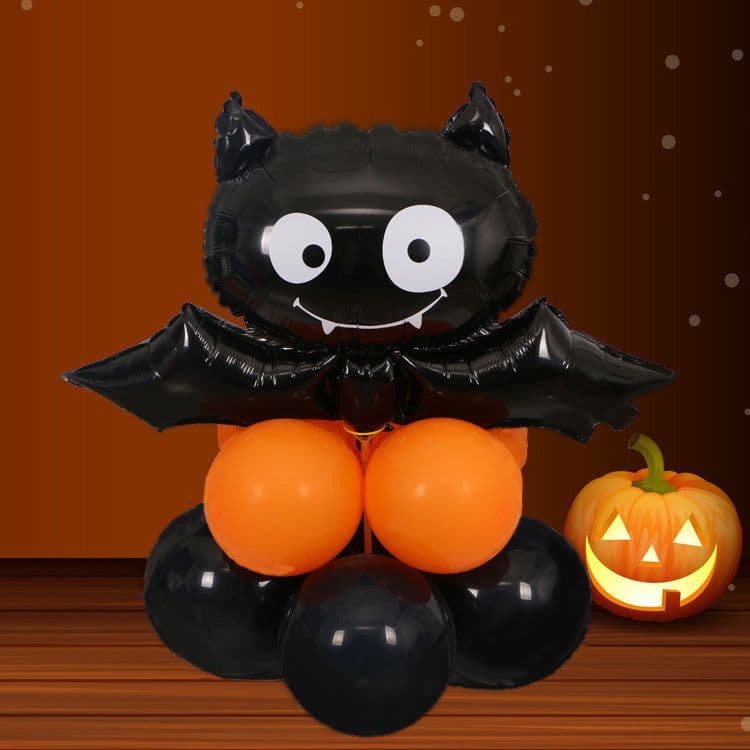 image-Halloween Pumpkins Balloon Decoration Bat Helium Balloons Halloween Home Decoration